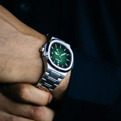 FaceLuna Nautilus Quartz Erkek Kol Saati | Premium Çelik Kasa, Modern Tasarım FaceLuna