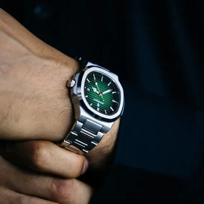 FaceLuna Nautilus Quartz Erkek Kol Saati | Premium Çelik Kasa, Modern Tasarım FaceLuna