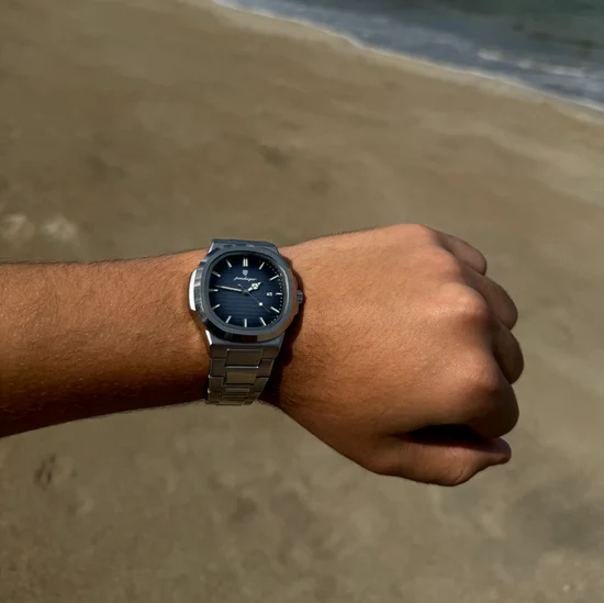 FaceLuna Nautilus Quartz Erkek Kol Saati | Premium Çelik Kasa, Modern Tasarım FaceLuna