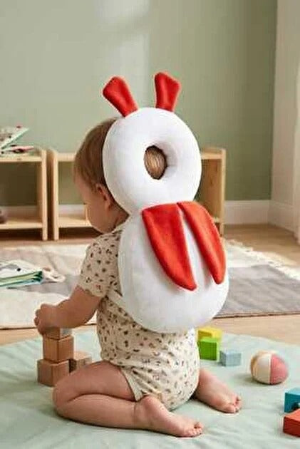 Bebek Kafa Koruma Yastığı | İlk Adım Güvenlik Yastığı Düşme Önleyici (6+ Ay) FaceLuna